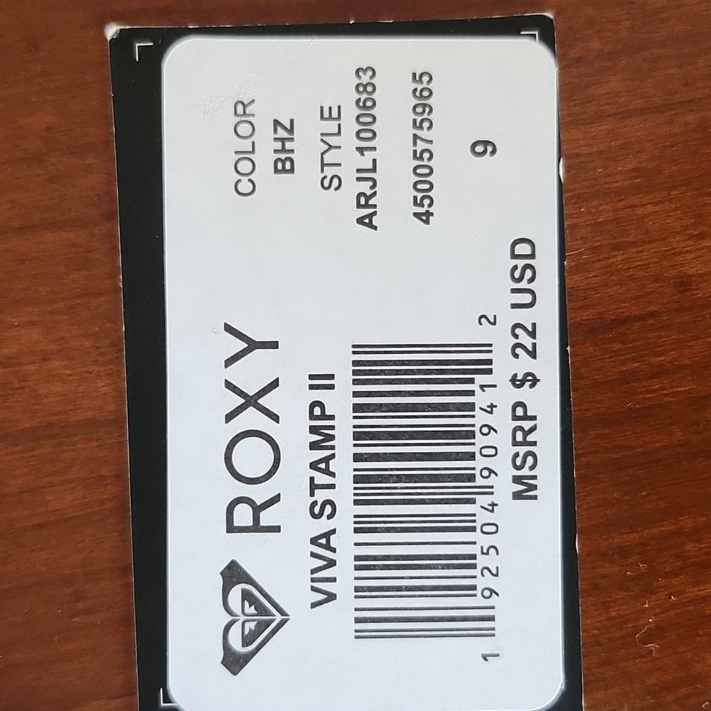 Roxy flip flops Viva Stamp II size 9 - Picture 3 of 3